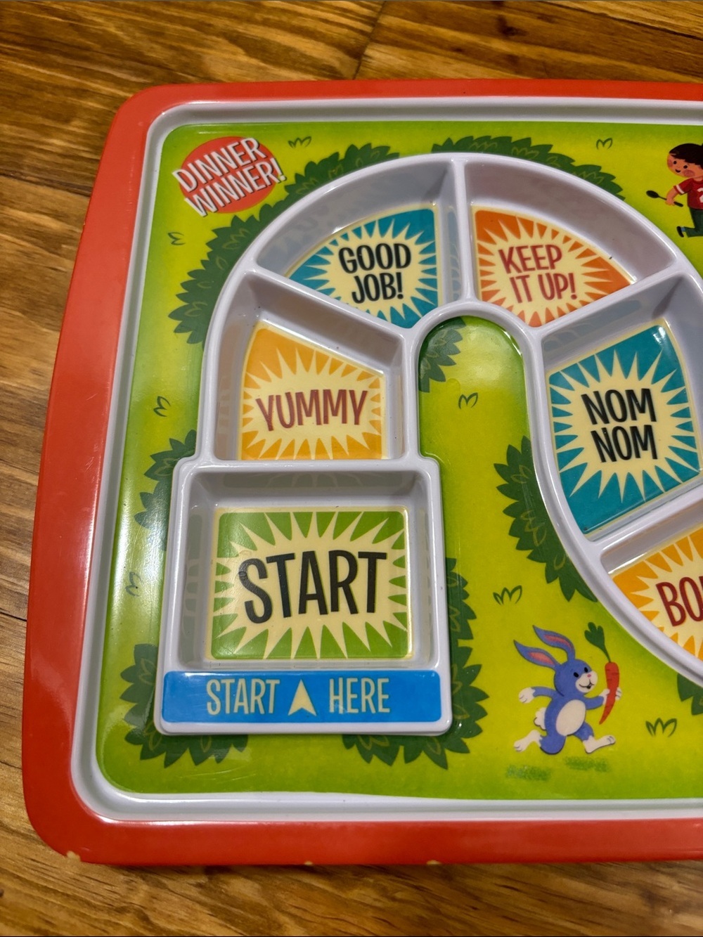 Fred and Friends Dinner Winner Children’s Plate - Picture 2 of 4